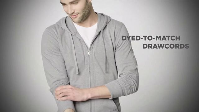 District Young Mens Jersey Full-Zip Hoodie. DT1100 смотреть онлайн