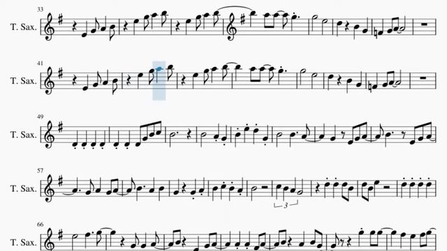 Tenor Sax Sheet Music: How to play Mr Blue Sky by Electric Light Orchestra смотреть онлайн