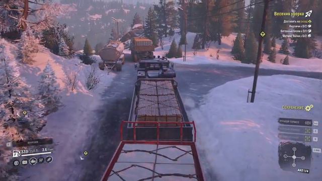 SNOWRUNNER Сложный режим Амур № 133 смотреть онлайн