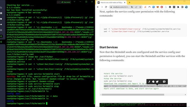 How to run a full node on Polygon (Heimdall & Bor) смотреть онлайн