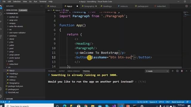 #13, How to Use Bootstrap in React || Bootstrap in React using NPM смотреть онлайн