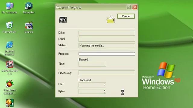 Windows XP Tutorial Restoring a Backup in Windows Vista Microsoft Training Lesson 2.7 смотреть онлайн