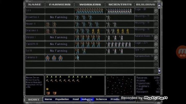 Playing Master of Orion 2 on android part 1