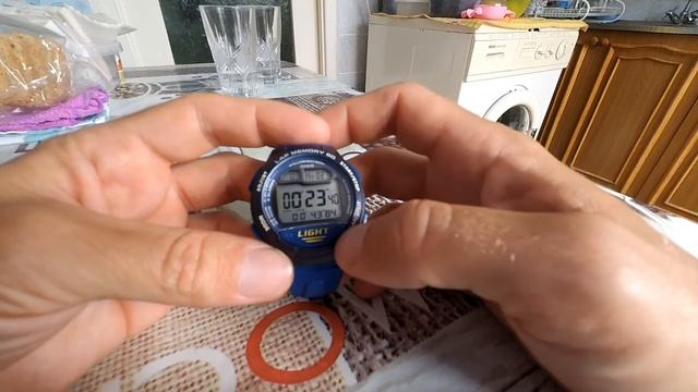 Обзор часов CASIO W-734 смотреть онлайн