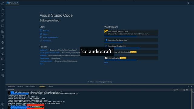 Create Generative AI Music from text with Audiocraft Part 1: Local setup смотреть онлайн