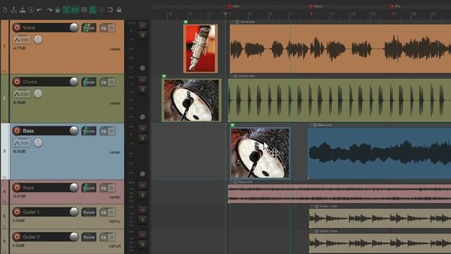 Placing Pictures on Tracks in REAPER смотреть онлайн