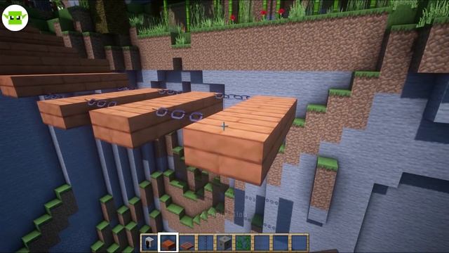 How to Build a Rope Bridge in Minecraft смотреть онлайн