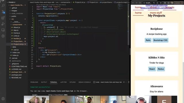 React: Components and Props Lab Review смотреть онлайн
