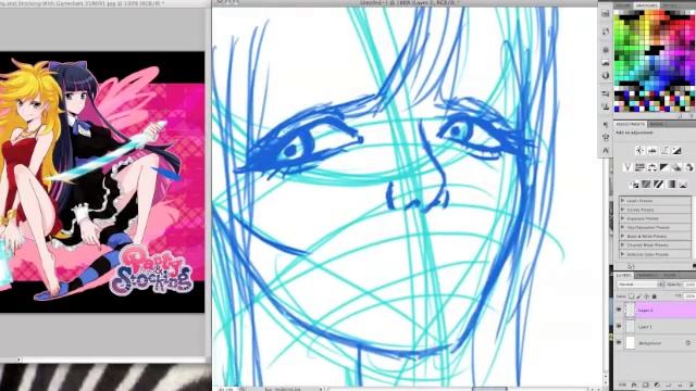 Drawing Panty and Stocking (part 1) смотреть онлайн