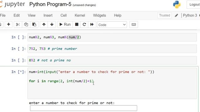 Python Program To Check for Prime Number | python program kaise likhe | Beginner to Advanced | смотреть онлайн