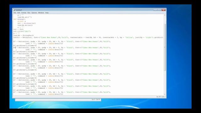 Python:Calculator using tkinter library (graphical Application) смотреть онлайн