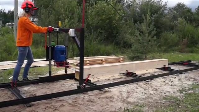 Пилорама редукторная классическая 7.5 кВт смотреть онлайн