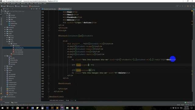 Laravel 5.6 CRUD Tutorial: Building a Simple Web Application with Bootstrap (Part 2) смотреть онлайн