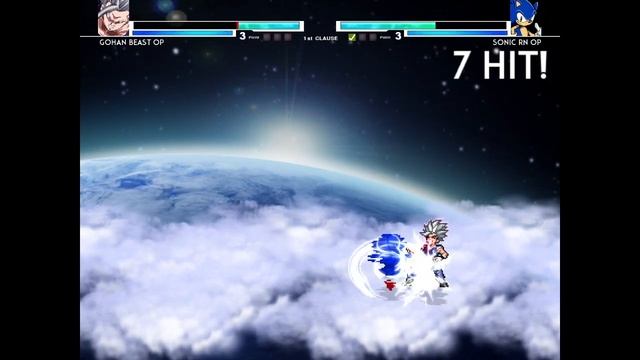 Gohan Beast V3 OP (New) VS Sonic Chaos RN V2.1 OP (all form) in Mugen смотреть онлайн