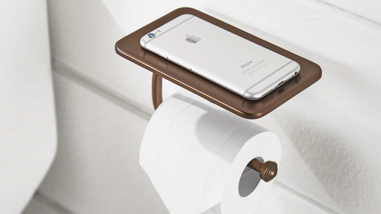 Распаковка держателя для туалетной бумаги с полочкой Swedbe Terracotta Art 2544 смотреть онлайн