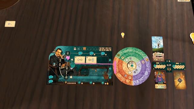 играем в настольную игру Unconscious Mind (часть партии до краша пк, примерно 1/4 с правилами)