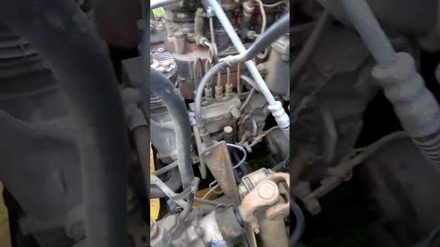 Запуск Д-245 от ЗИЛ 5301 Бычок. Проверка давления масла. смотреть онлайн