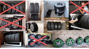 Как правильно хранить шины автомобильные на балконе в гараже