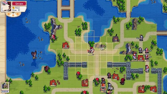 Прохождение Wargroove Серия 10 "Цезарь на защите деревни" смотреть онлайн