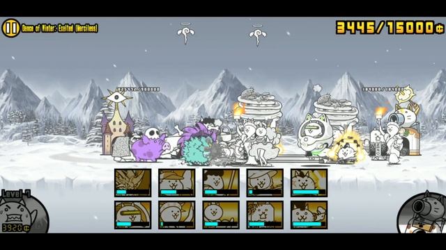 Battle Cats Dance of Winter: Supreme & Total War: Winter Special All Stages No Uber! смотреть онлайн