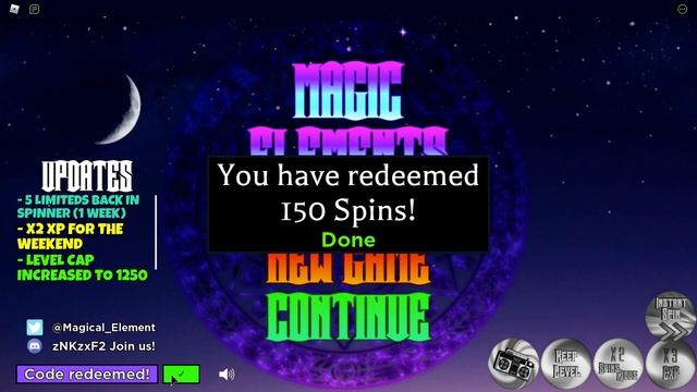 ROBLOX: A New Code in (Magic Elements: Reborn) смотреть онлайн