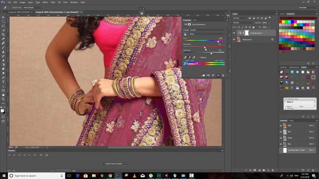 how to change dress color in photoshop cc Tutorial | Tamil смотреть онлайн