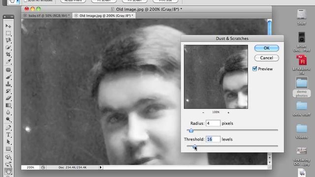 How To Use Dust and Scratches Filter in Adobe Photoshop смотреть онлайн