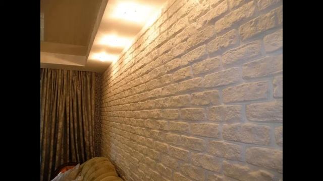 Оформление помещений декоративным кирпичом смотреть онлайн