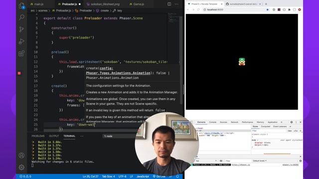 Creating a Character - Memory Match in Phaser 3 - Part 1 смотреть онлайн