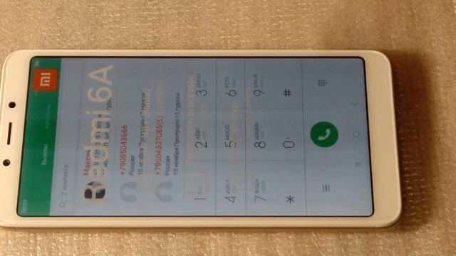 Дифект дисплея Redmi 6A 12.11.2018 смотреть онлайн