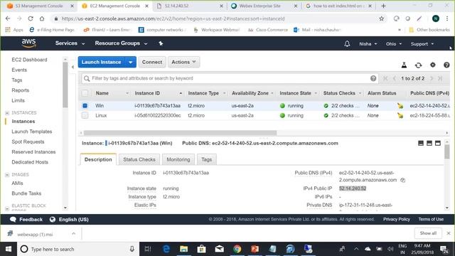 iTrainU - AWS CLASS - launch Linux Web Server and Launch Windows Web Servr смотреть онлайн