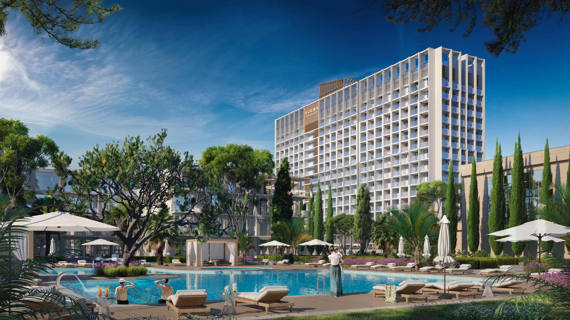 АК Volna Resort/Резиденции бизнес-класса в Сочи/Апартаменты под ключ у моря смотреть онлайн
