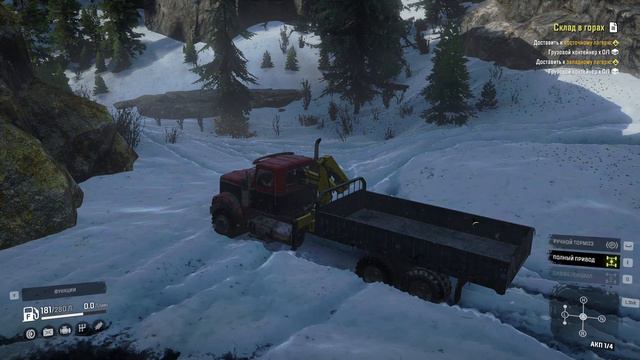 SnowRunner, одиночное прохождение (карьера), #222 Слабонервным не смотреть! смотреть онлайн