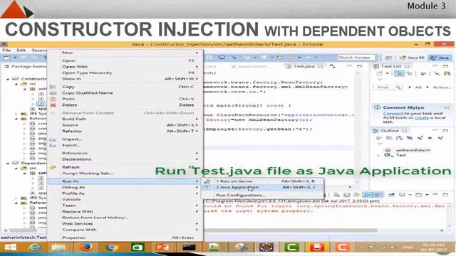 Java Spring Framework - Dependencies Injection| Session 2| Aether смотреть онлайн