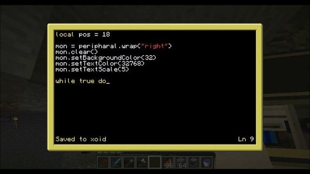 Computercraft - Scrolling text - Minecraft tutorial смотреть онлайн