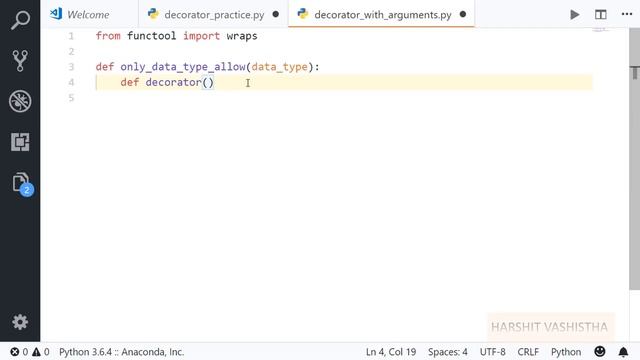 Decorators with arguments : Python tutorial 176 смотреть онлайн