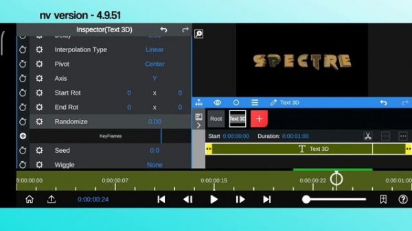 Node Video 3D Text Tutorial