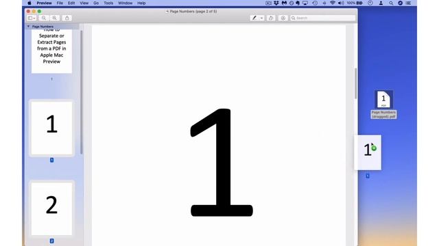 How to Separate or Export Pages from PDF in Mac OS X смотреть онлайн