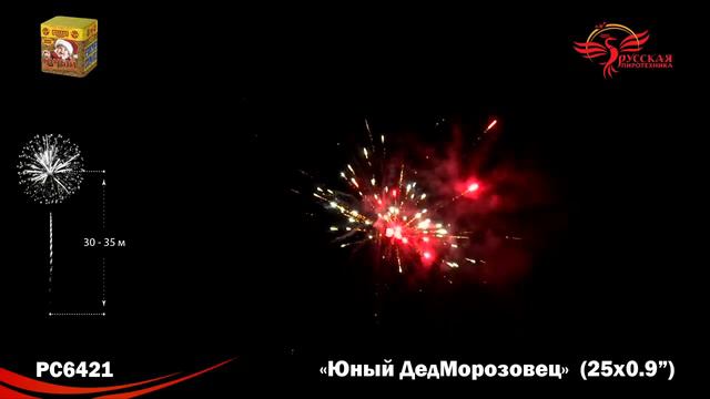 Салют Юный дед морозовец 0,9х25 PC6421 смотреть онлайн