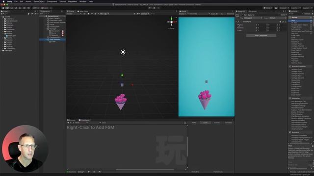 Making a special Valentine's day game with Unity3D and Playmaker. Dropping gems and Slider UI. смотреть онлайн