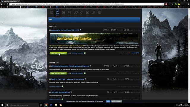 Skyrim How To Install Realvision ENB