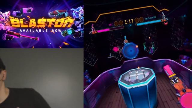 New PVP for only 10$(Blaston Oculus quest game play) смотреть онлайн
