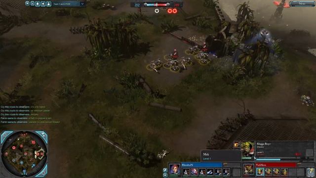 Dawn of War 2 Elite Mod: Bloodra1N vs Val.Hero Game 5 смотреть онлайн