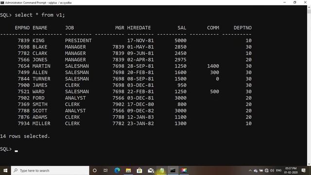 Oracle # 37 Database Objects in Oracle SQL смотреть онлайн