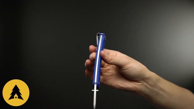 Складной нож BUCK Slim Hunter Select сталь 420HC, рукоять Blue GFN смотреть онлайн