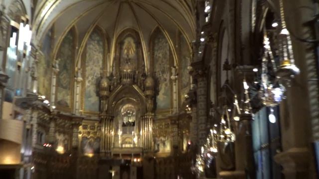 Montserrat. Испания, монастырь Монсеррат. Черная Мадонна. смотреть онлайн