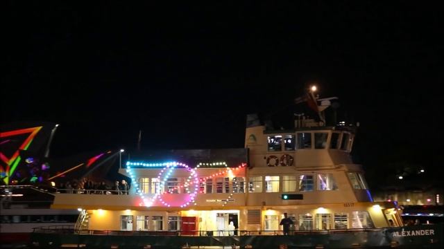Sydney Light Show - VIVID SYDNEY - Sydney Opera House, Harbour Bridge, Customs House, MCA