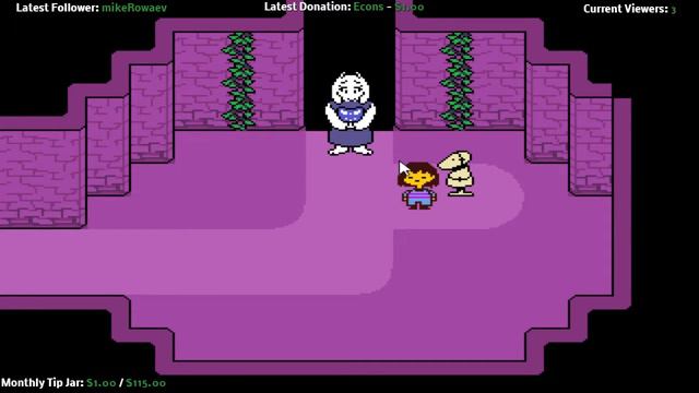 Undertale (Pacifist) Ep 1 - Flirting with Goat Mom смотреть онлайн