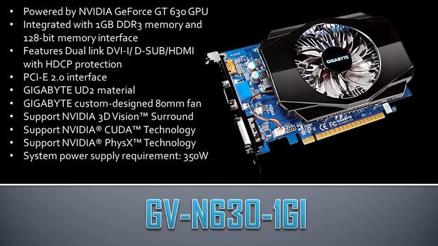 GV N630 1GI смотреть онлайн