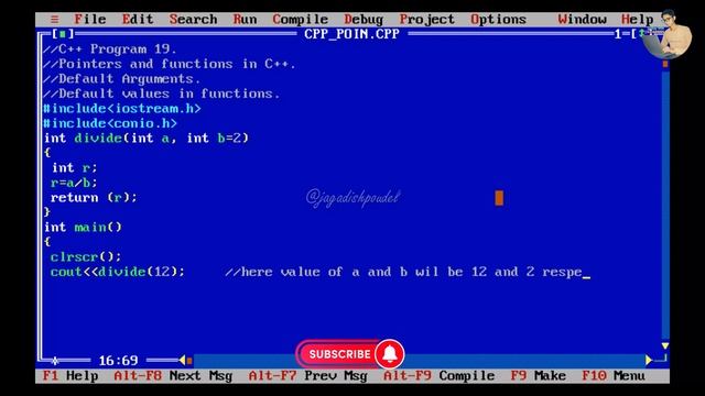 Default arguments in C++ | Default value using Functions in C++ | Pointer sand Functions in C++ | 1 смотреть онлайн